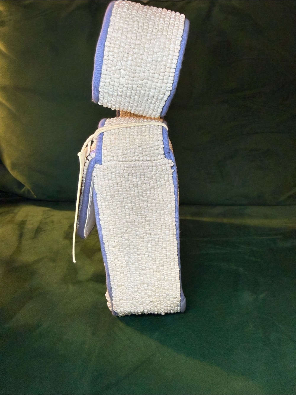 🐠 NWT Sol and Mer Beaded White With Colourful Fish Shoulder Bag - Picture 2 of 7